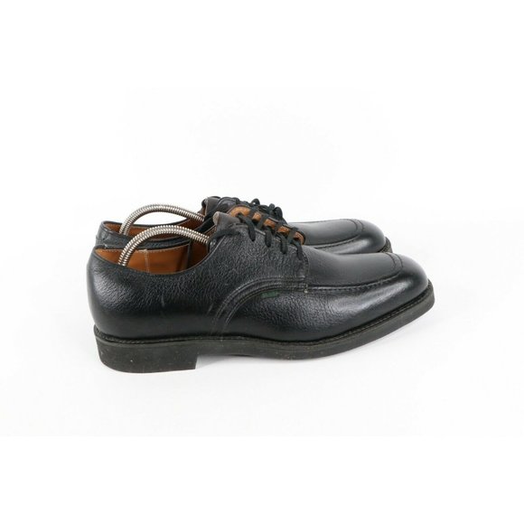 NOS Vintage 90s Red Wing Shoes Mens 10 D Leather Postman Oxford Shoes Black USA main image 7